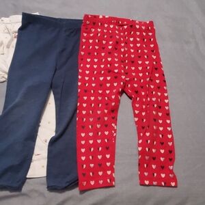 Gap Kids 3 Used Leggings. (Any 3 Girls Leggings In my Closet  For $10)